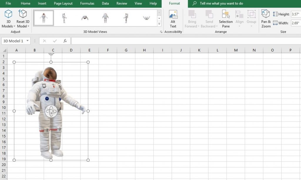 3D models and icons – Excel kitchenette