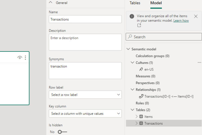 Model Explorer – Excel kitchenette